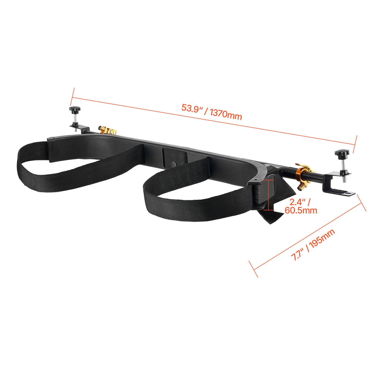 53.9" / 1370mm  
2.4" / 60.5mm  
7.7" / 195mm