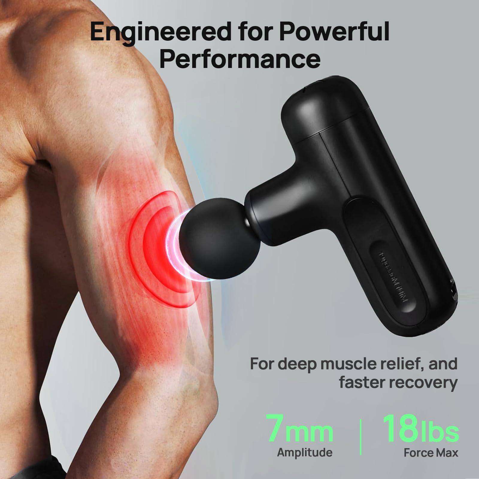 Engineered for Powerful Performance

For deep muscle relief, and faster recovery

7mm Amplitude | 18lbs Force Max