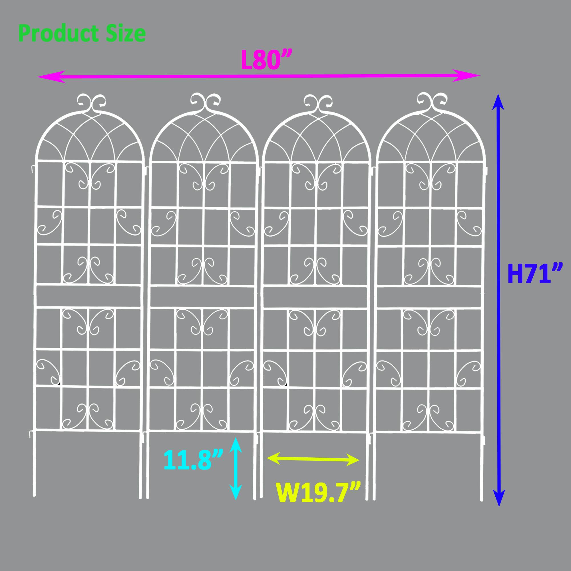 Product Size: L80" H71" W19.7" D11.8"