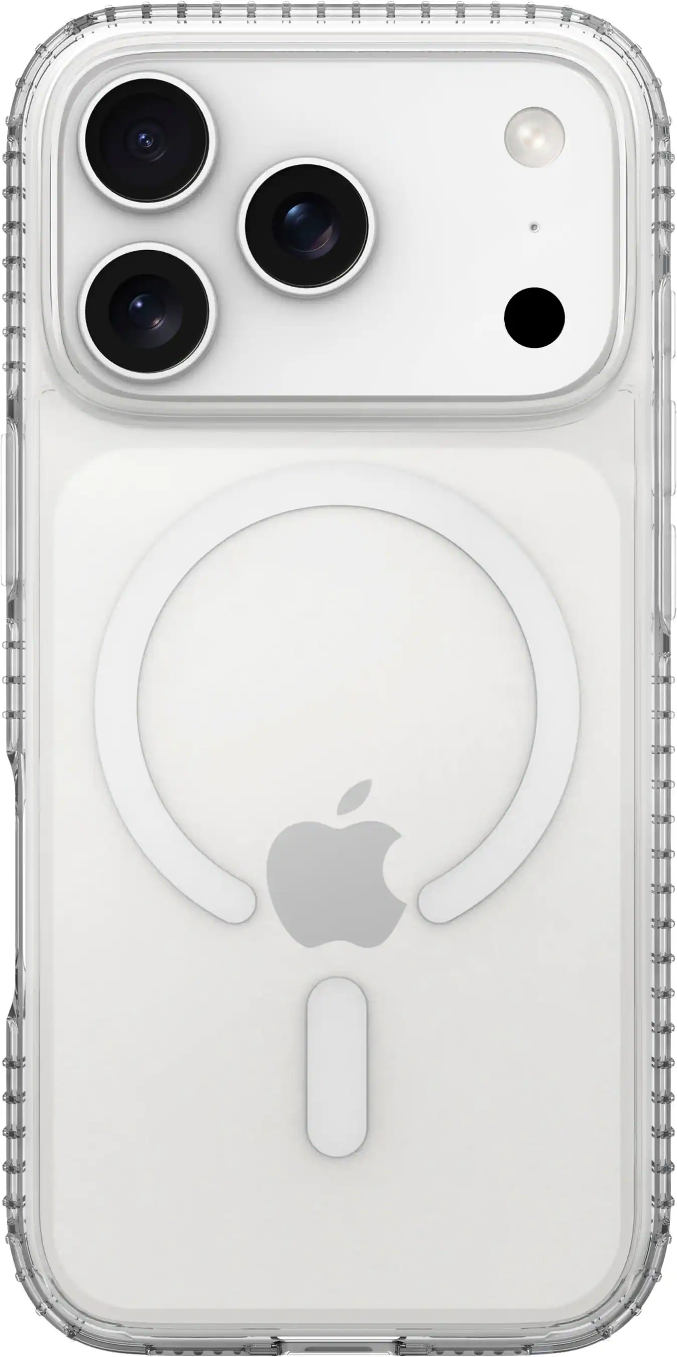 Insignia™ - Hard-Shell Case with MagSafe for Apple iPhone 17 Pro - Clear