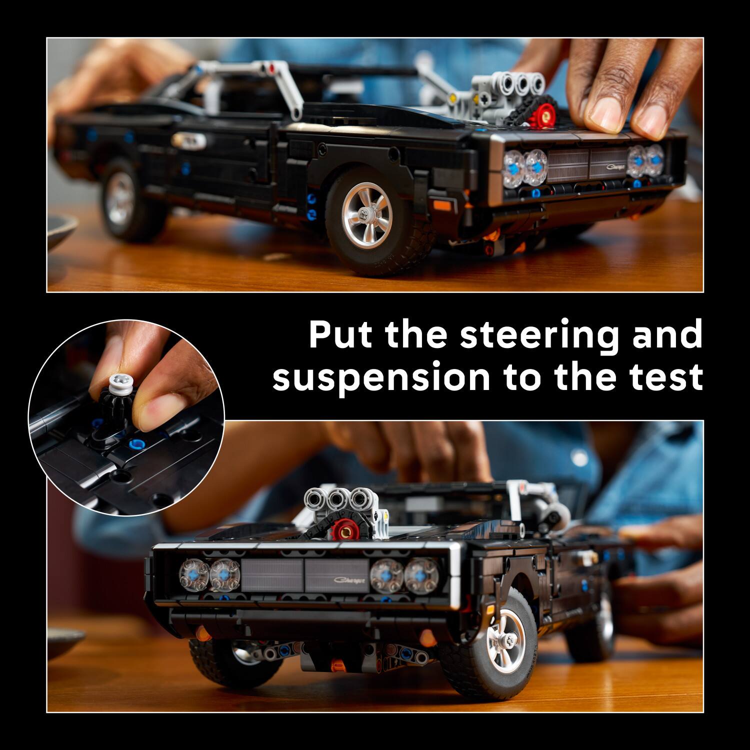 Put the steering and suspension to the test