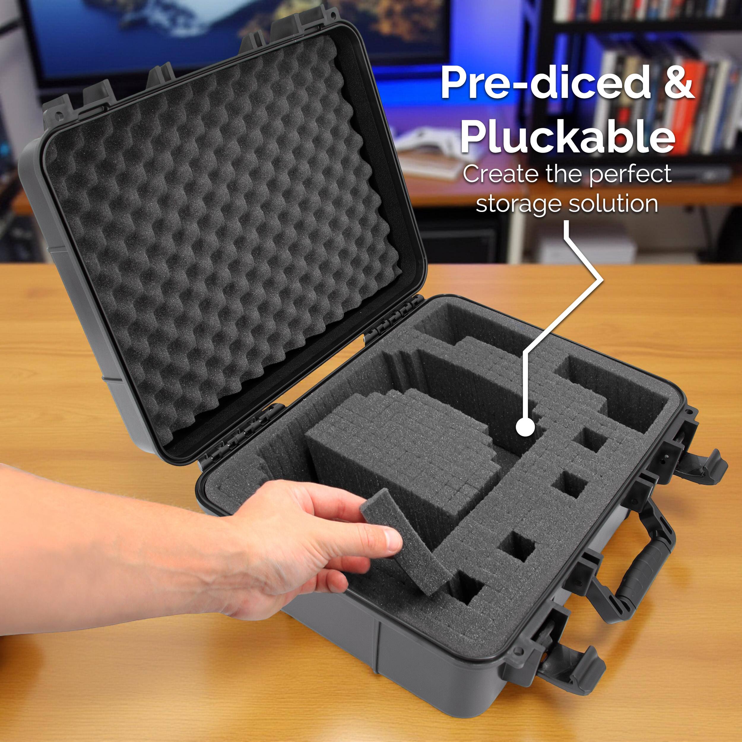 Pre-diced & Pluckable  
Create the perfect storage solution