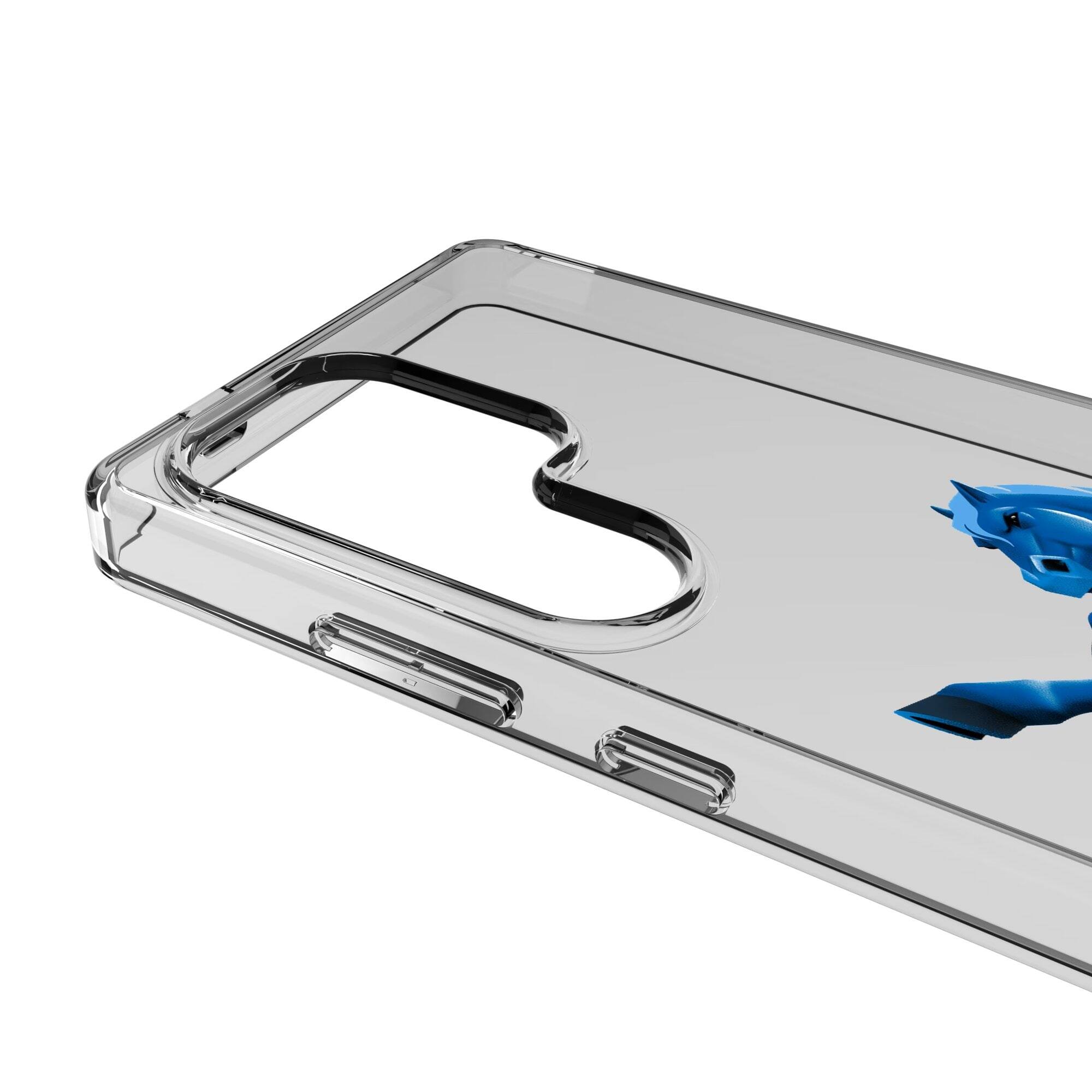 Alt View 2. Keyscaper - Indianapolis Colts Galaxy Clear Case - S22 - Multicolor.