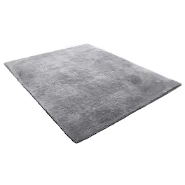 VEVOR - Indoor Plush Area Rugs, 8 x 10 ft Soft Plush Carpet, Furry Shag Area Rugs for Living Room, Bedroom, Sunroom - Gray
