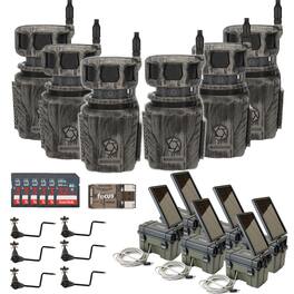 Stealth Cam - Revolver 36MP Pro 360 Degree Cellular Trail Camera Bundle