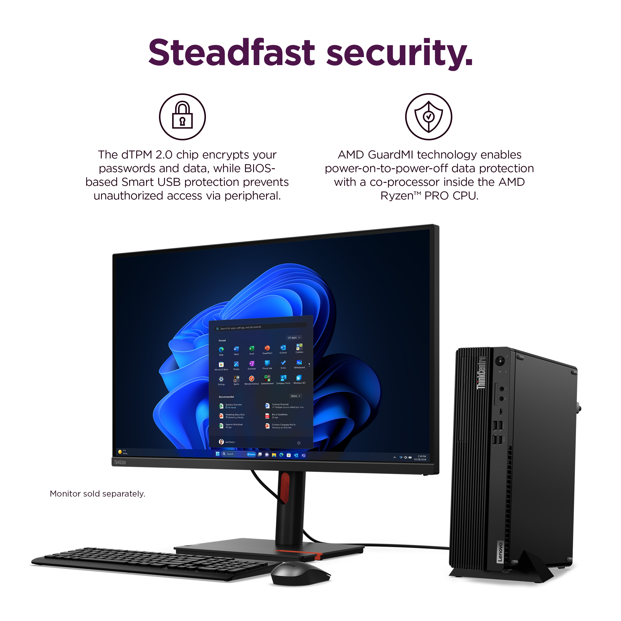Lenovo M75s Small Gen2 Ryzen7 4750G Lenovo ThinkCentre M75s