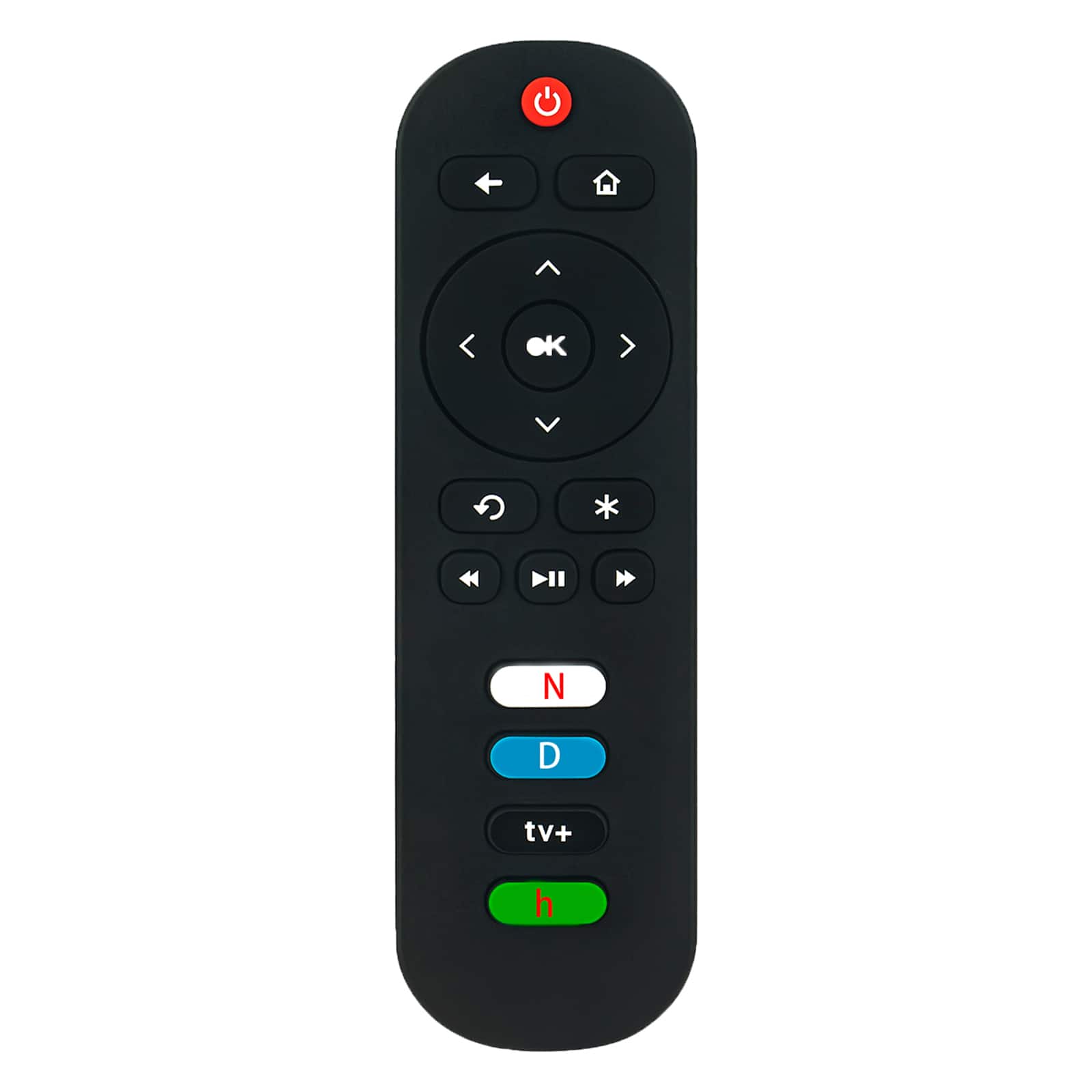 WINFLIKE - New Replacement Remote Control fit for Roku TV,Compatible for TCL Roku Smart TVs - Black