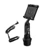 Front. ToughTested - ToughTested Power Boom Cup Holder Mount with Extended Arm and Multi-Port Charging - Black.