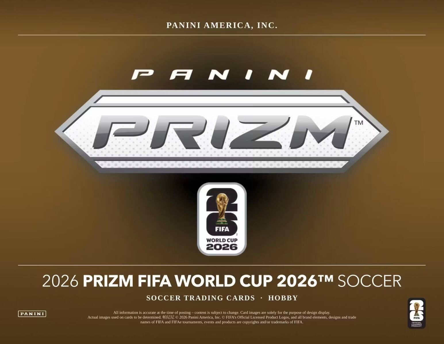 2026 Panini Prizm FIFA World Cup Soccer Hobby Box - Best Buy