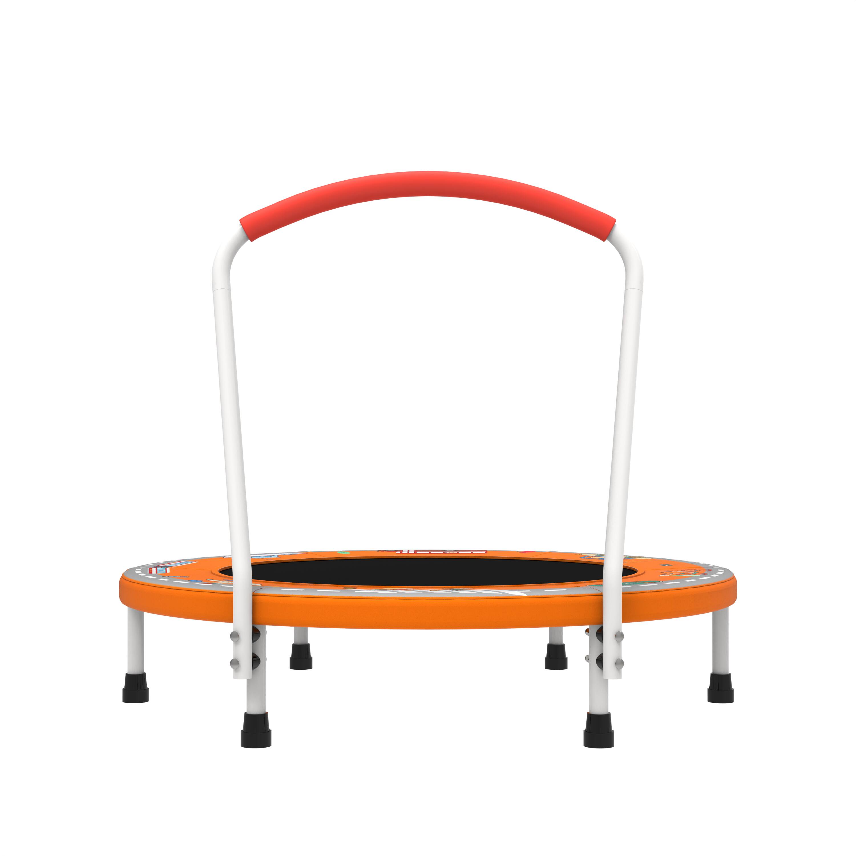 Back. LOVMOR - Lovmor 3 FT Trampoline with Foam Handle Recreational Trampoline for Kids.