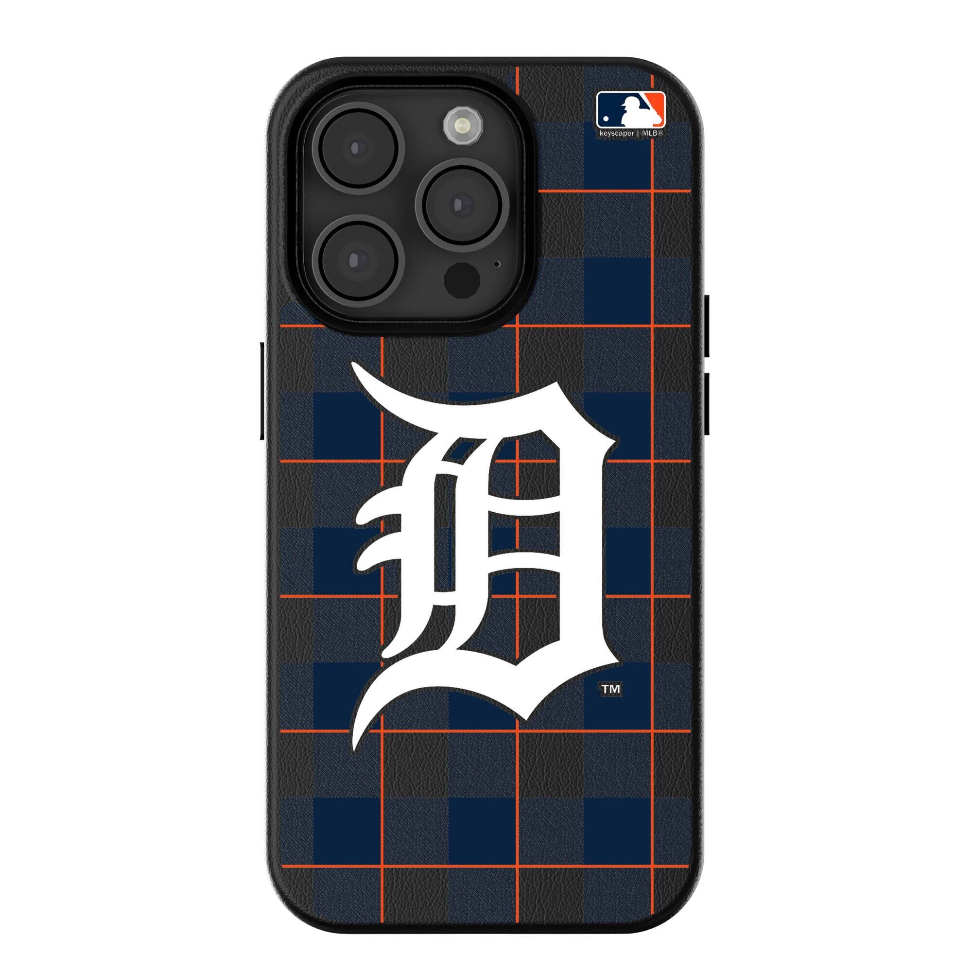 Keyscaper - MLB - Detroit Tigers Plaid Magnetic Bump iPhone Case - 15 Pro Max - Black price history on PriceWatchPro