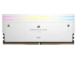 CORSAIR - Dominator Titanium 32GB (2 x 16GB) DDR5 7200 (PC5 57600) Desktop Memory Model CMP32GX5M2X7200C34W - White