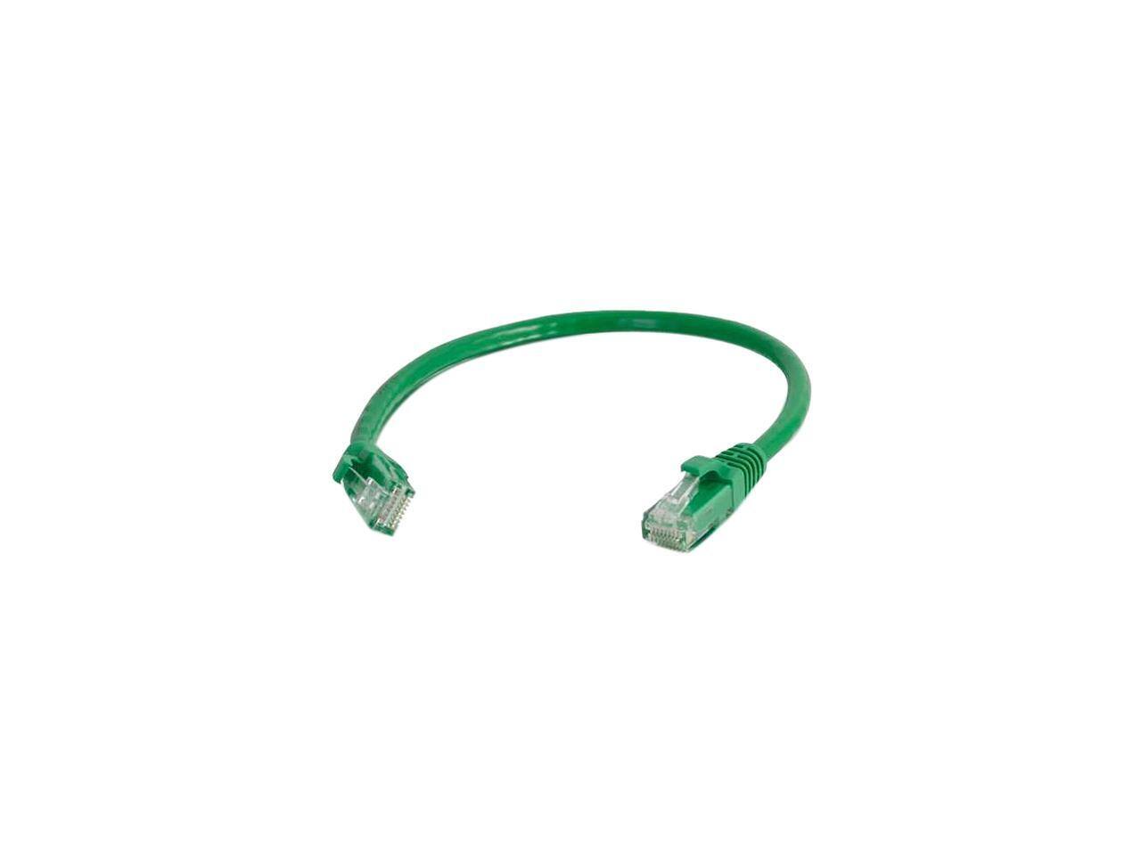 Alt View 1. Cables to Go - C2G 00934 6 in. Cat 5E Green Network Patch Cable.