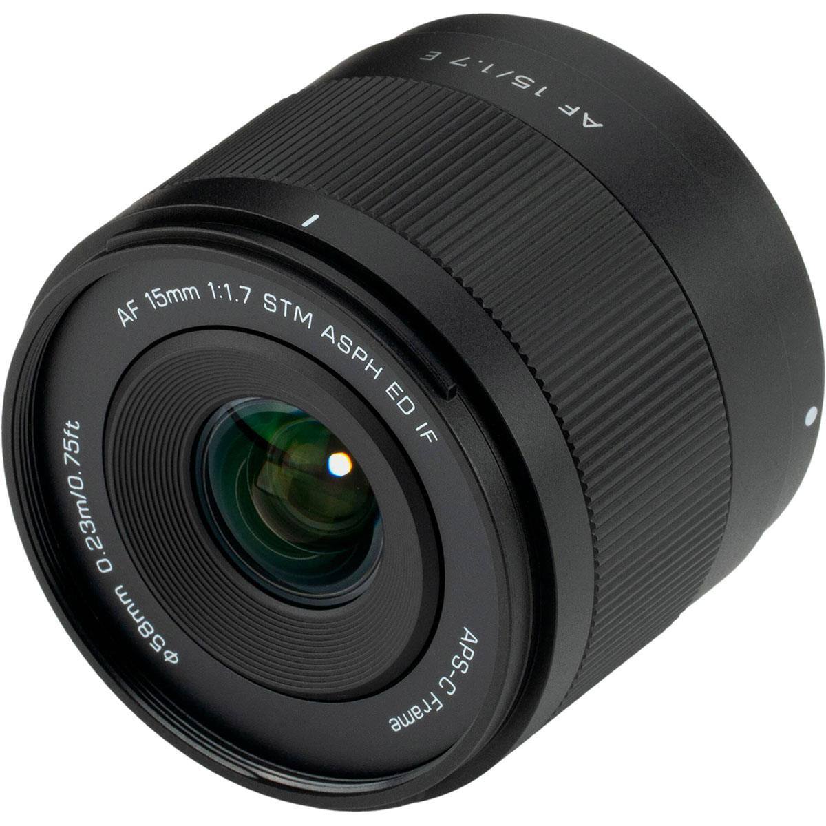 E 15/1.7E AF  
15mm 1:1.7 AF STM ASPH ED 75ft IF 0.23m/0.58m APS-C Frame