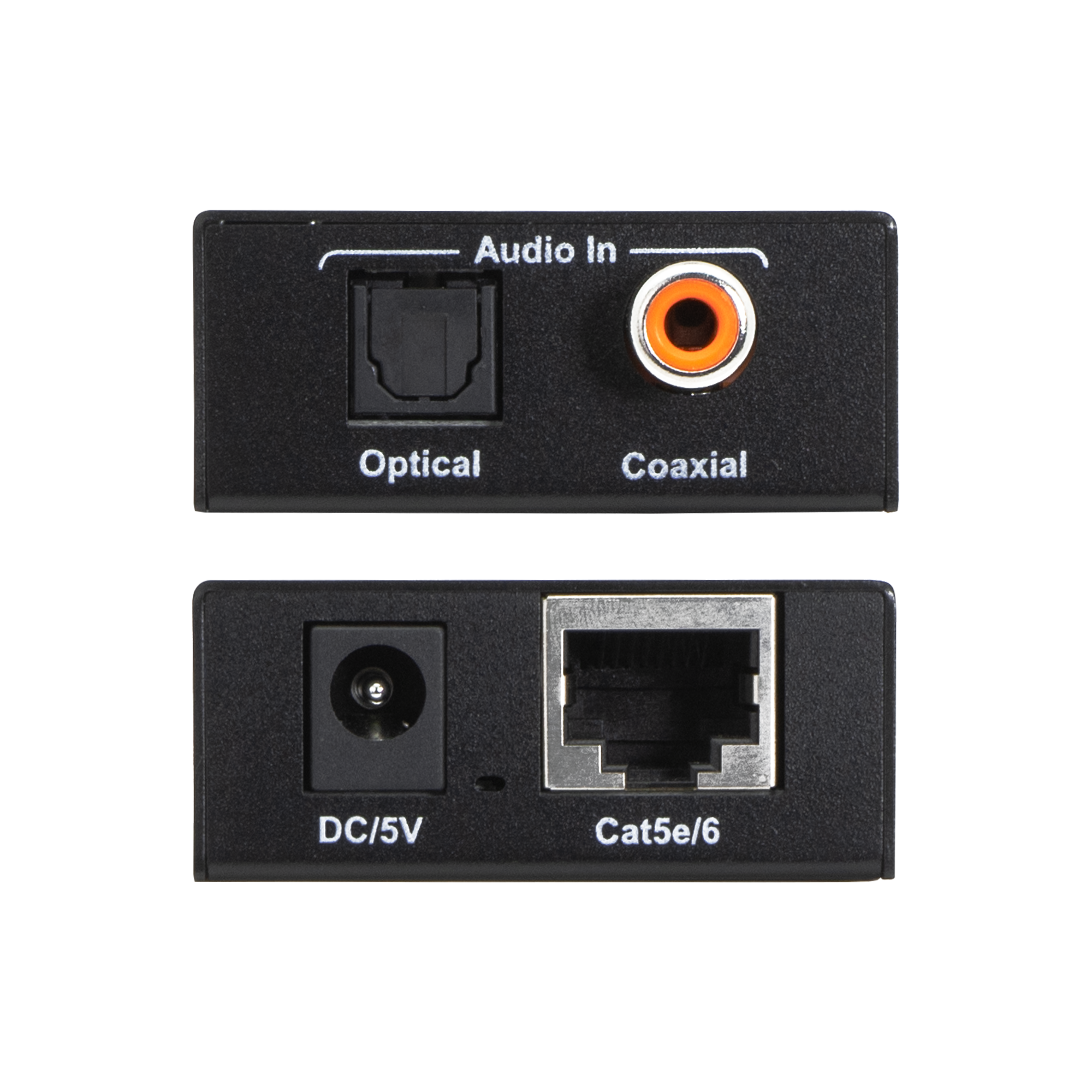 Audio In Optical Coaxial
DC/5V Cat5e/6
