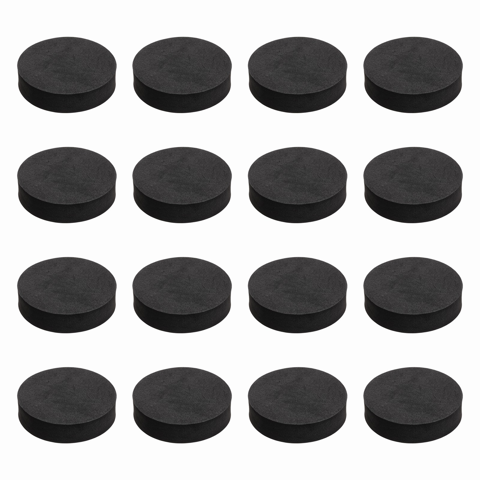 Unique Bargains - Single Sided Speaker Isolation Pads 65x16mm Round EVA Acoustic Foam Anti-Vibration Feet for Speaker Subwoofer, 16pcs - Black price history on PriceWatchPro