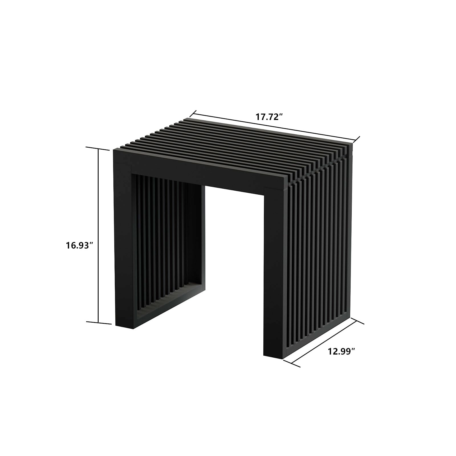 17.72" x 16.93" x 12.99"