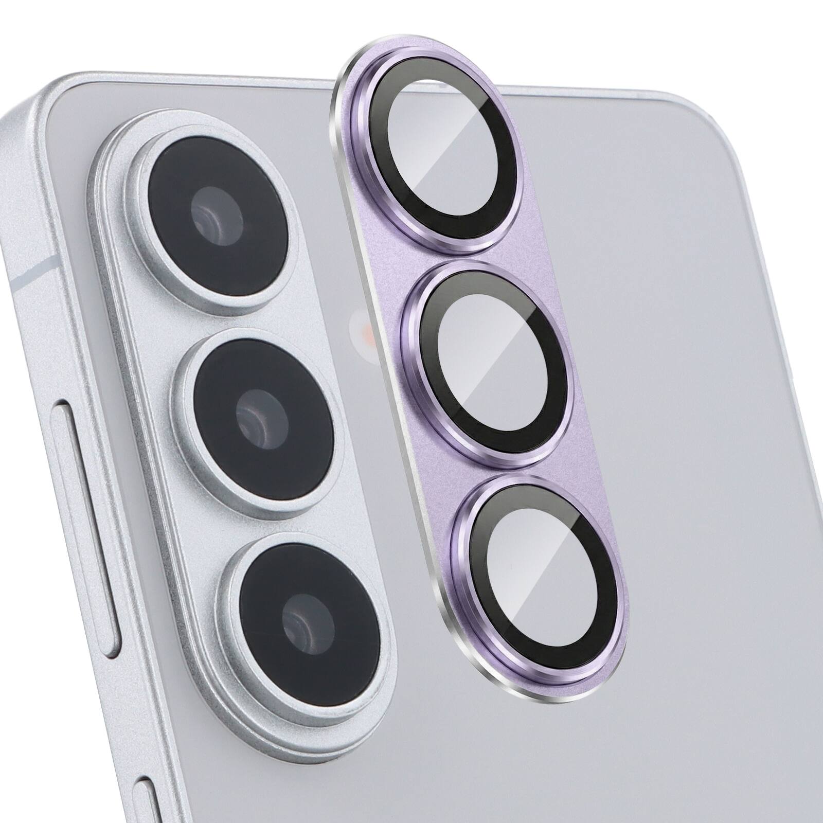 Front. UUCOVER - 9H Tempered Glass Camera Lens Protector for Samsung Galaxy S26+, Scratch Resistant Anti-Reflective Protective Cover - Purple.