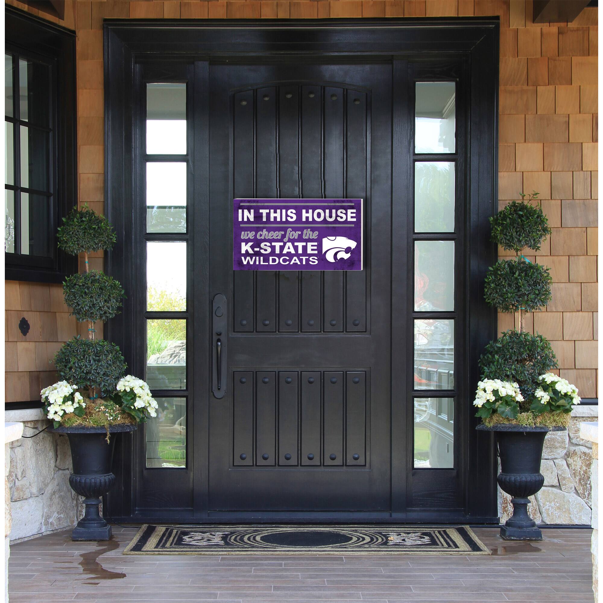 IN THIS HOUSE  
we cheer for the  
K-STATE WILDCATS