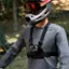 Back. DJI - Osmo Action Chest Strap Mount - Black.