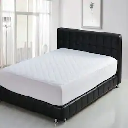 BeautySleep - Beauty Sleep Quilted Hypoallergenic Mattress Pad - Standard