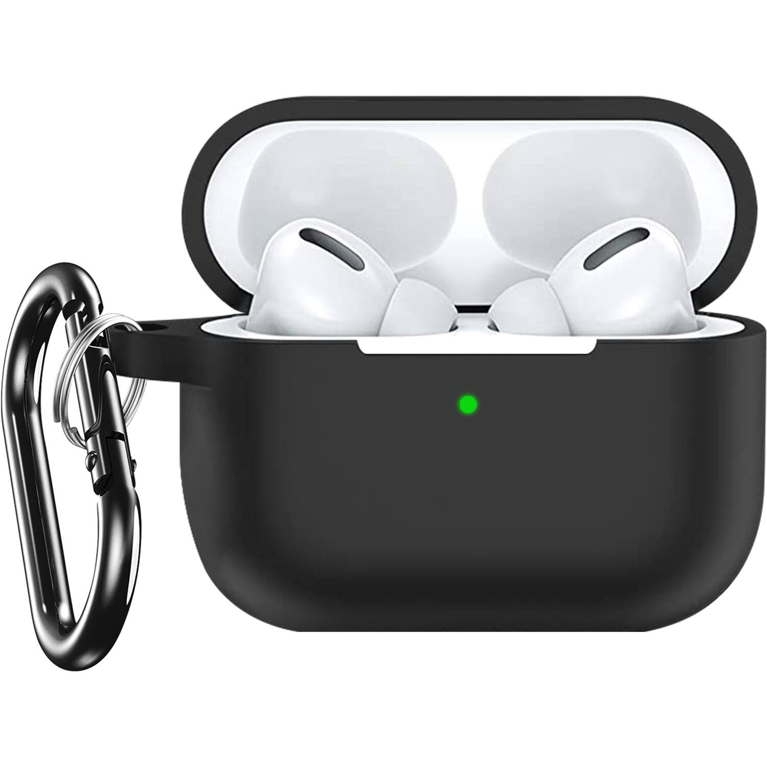 Alt View 11. SaharaCase - Case for Apple AirPods Pro (2nd Generation 2022) - Black.