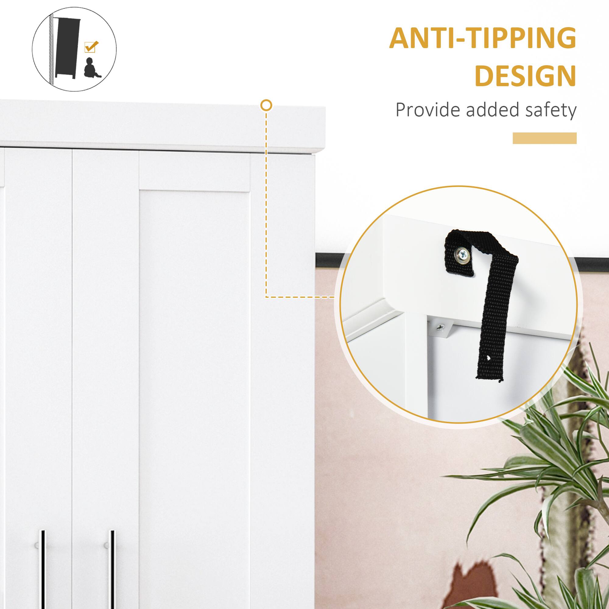 ANTI-TIPPING DESIGN
Provide added safety