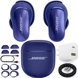 Bundle - Bose - QuietComfort Ultra Earbuds 2nd Gen Wireless Headphones Power - Midnight Violet