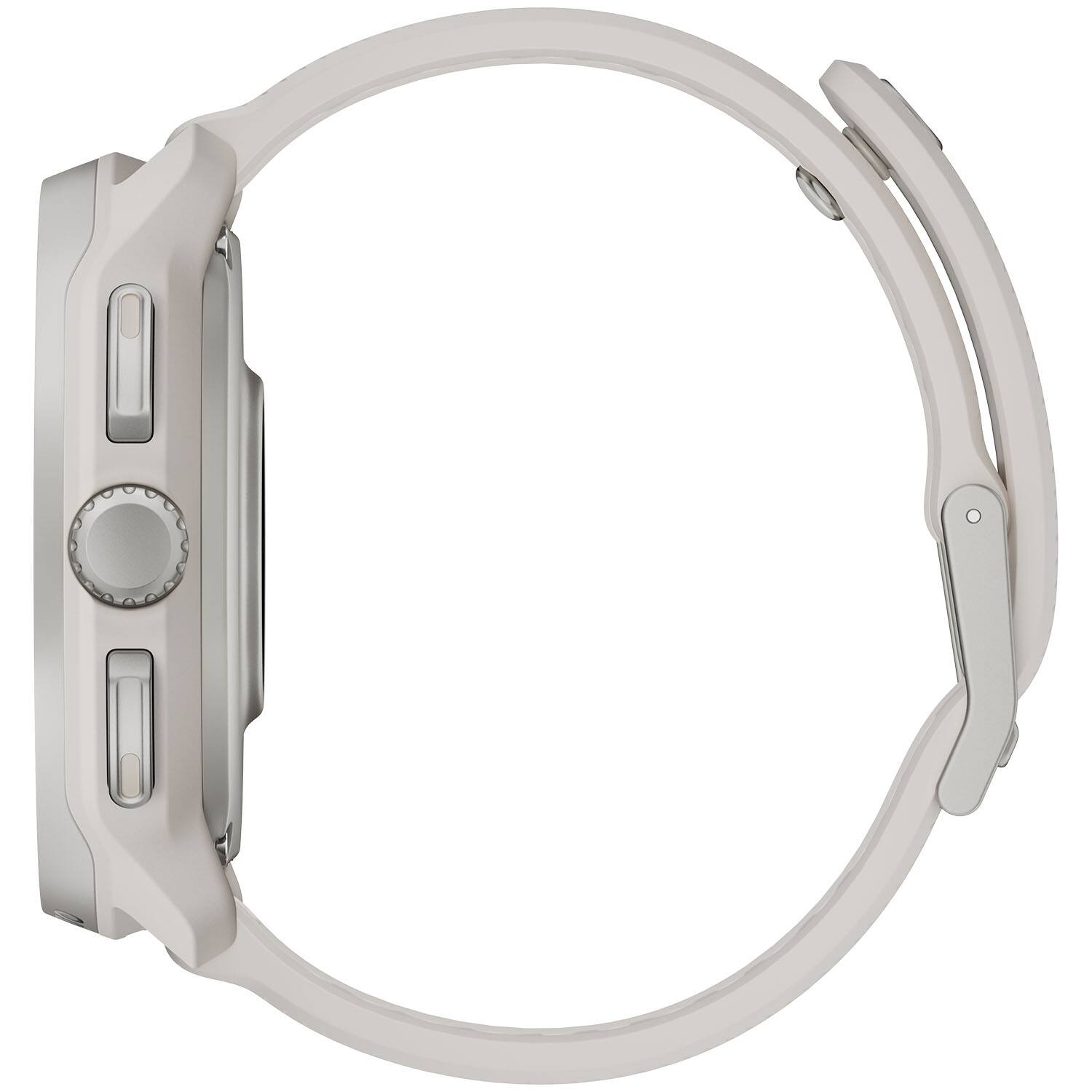 Left. SUUNTO - Suunto Race 2 GPS Sports Watch with AMOLED Touchscreen, Heart Rate and Fitness Tracker - Feather Gray - Feather Gray.