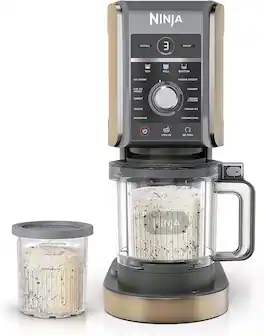 Ninja - Refurbished Excellent - Deluxe 11-in-1 XL Ice Cream Maker NC551QRG - Rose Gold