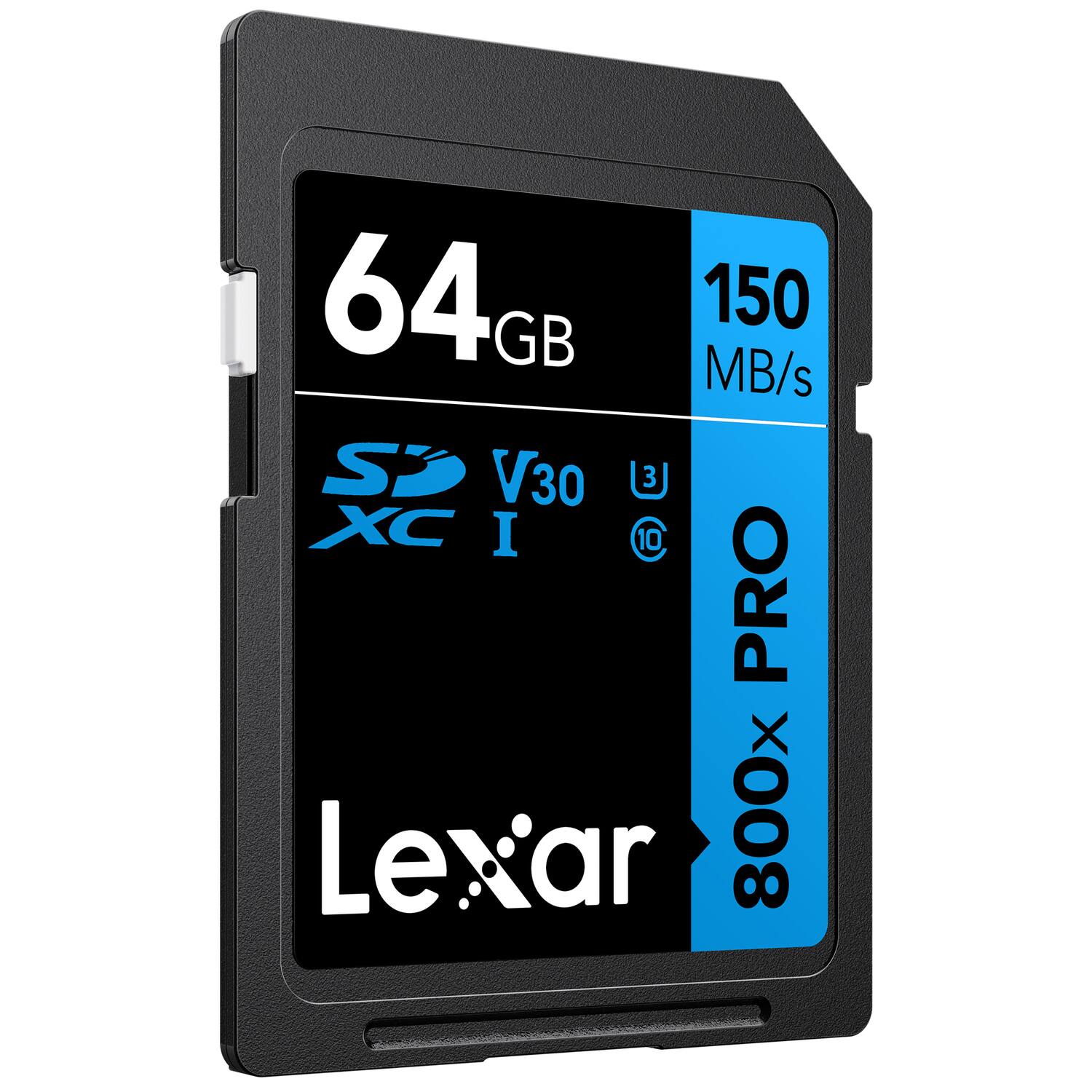 64GB 150 MB/s V30 XC I PRO Lexar 800x