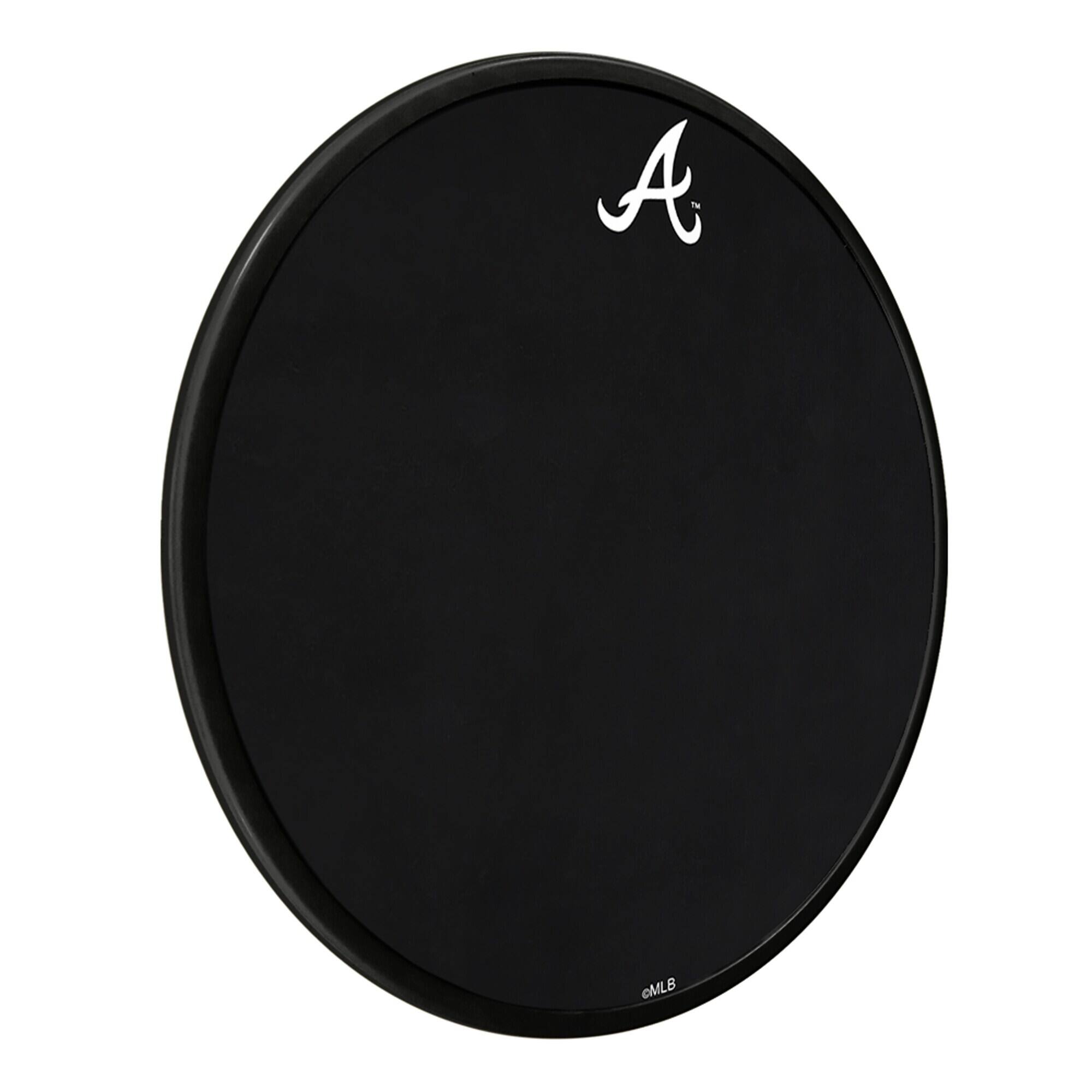 Alt View 1. The Fan-Brand - Atlanta Braves 17.5" Modern Disc Chalkboard - Multicolor.
