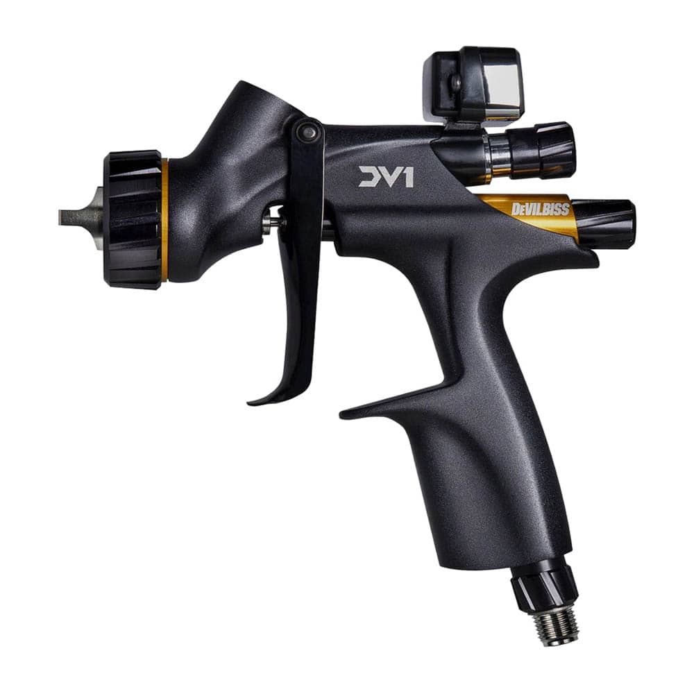 Devilbiss - 704521 DV1 Clear Coat Gun Set With Digital Gauge C1 + C2 Caps Repl - Black price history on PriceWatchPro