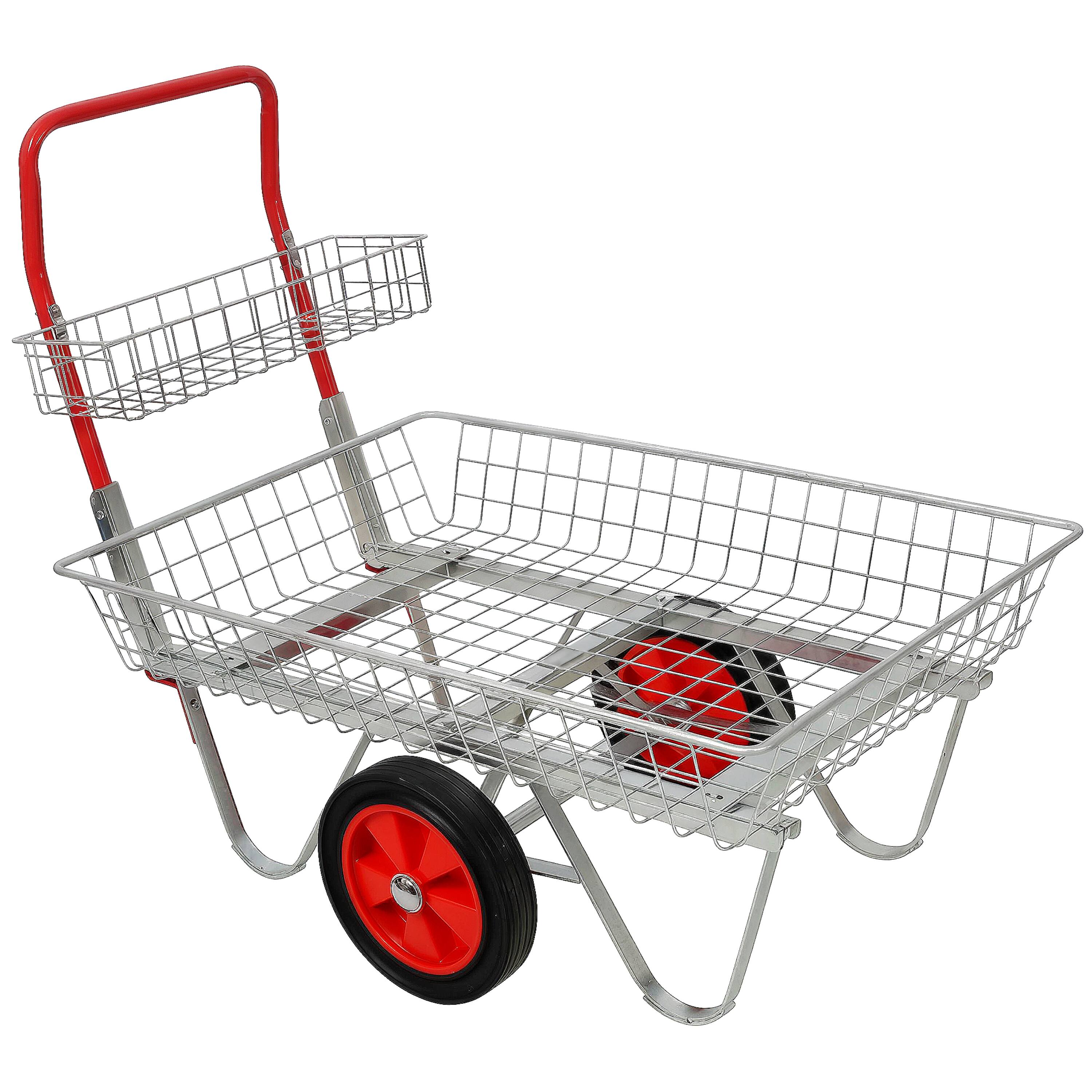 Alt View 1. LOVMOR - Garden Center Trolley with Wheels, Rolling Utility Cart for Patio, Yard and Gardening Tools - Silver.