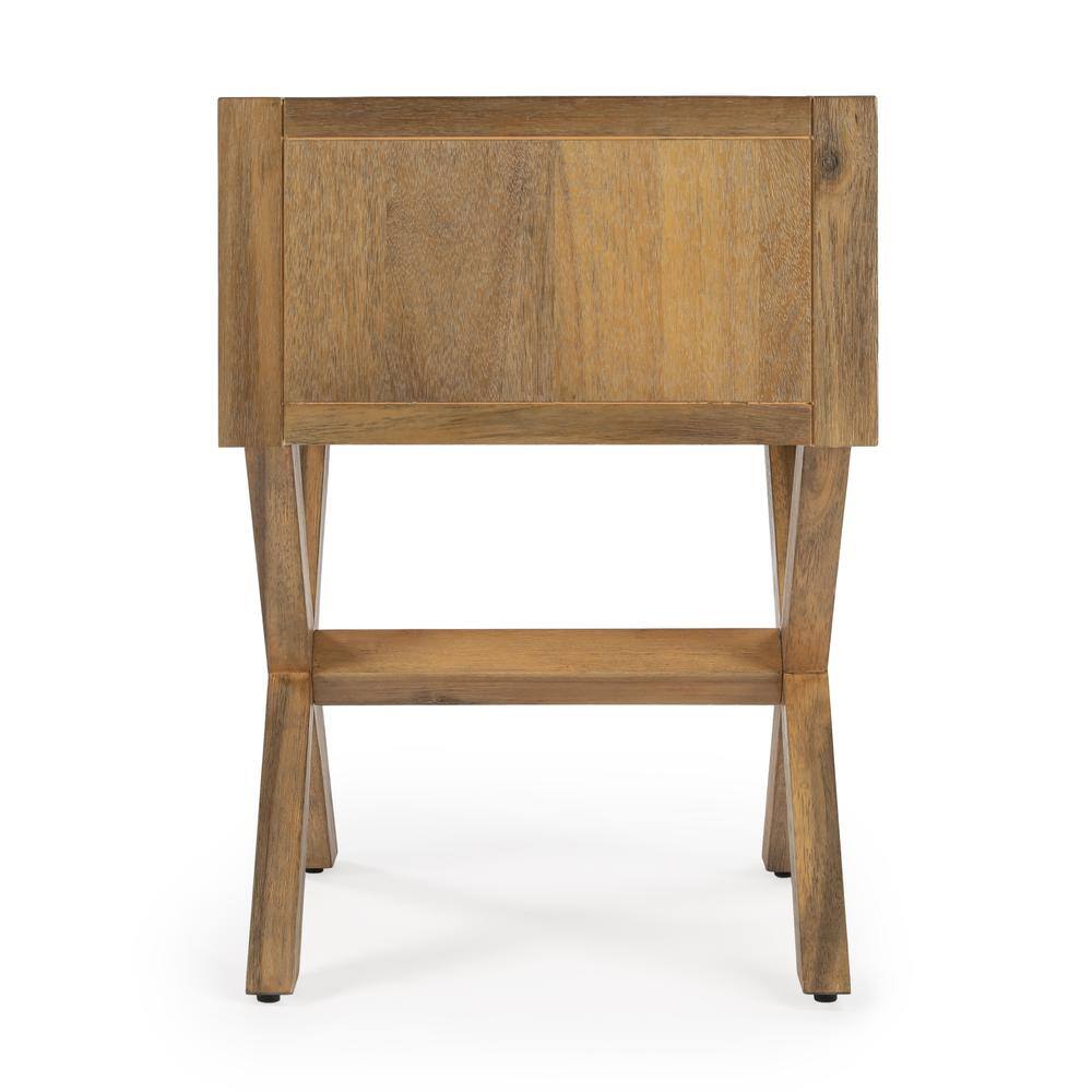 Back. Butler Specialty - Lark Natural Wood End Table - Light Brown.