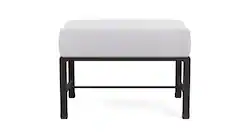 Yardbird® - Colby Ottoman - Silver - Front_Zoom