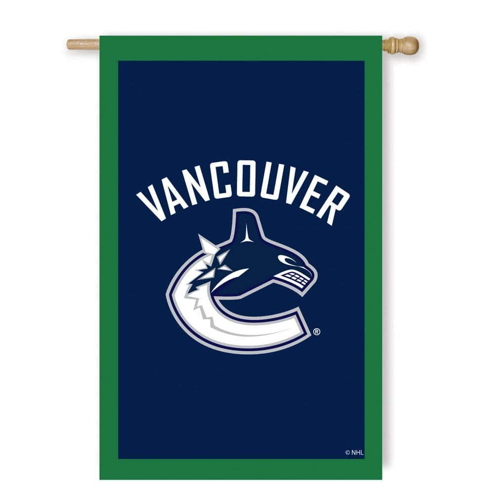 Evergreen Decor - Vancouver Canucks NHL 28x44 Double (2) Sided Banner Flag - Multi