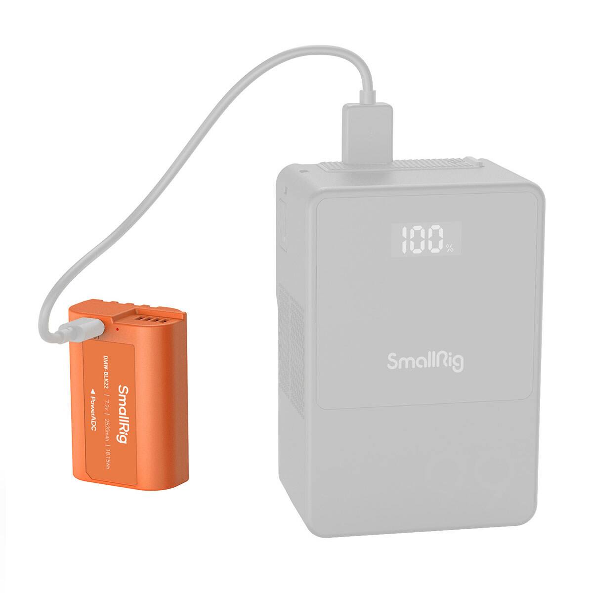 100  
PowerADC  
DMW-BLK22, 7.2v | 2520mAh | 18.15wh  
SmallRig  
SmallRig