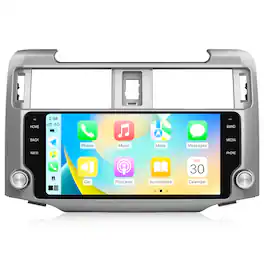 Junsun - Color 10.33" carplay 2+32GB 4Core Android 15 For Toyota 4Runner 2010-2023 GPS Navi WIFI RDS DSP SWC BT FM - Silver