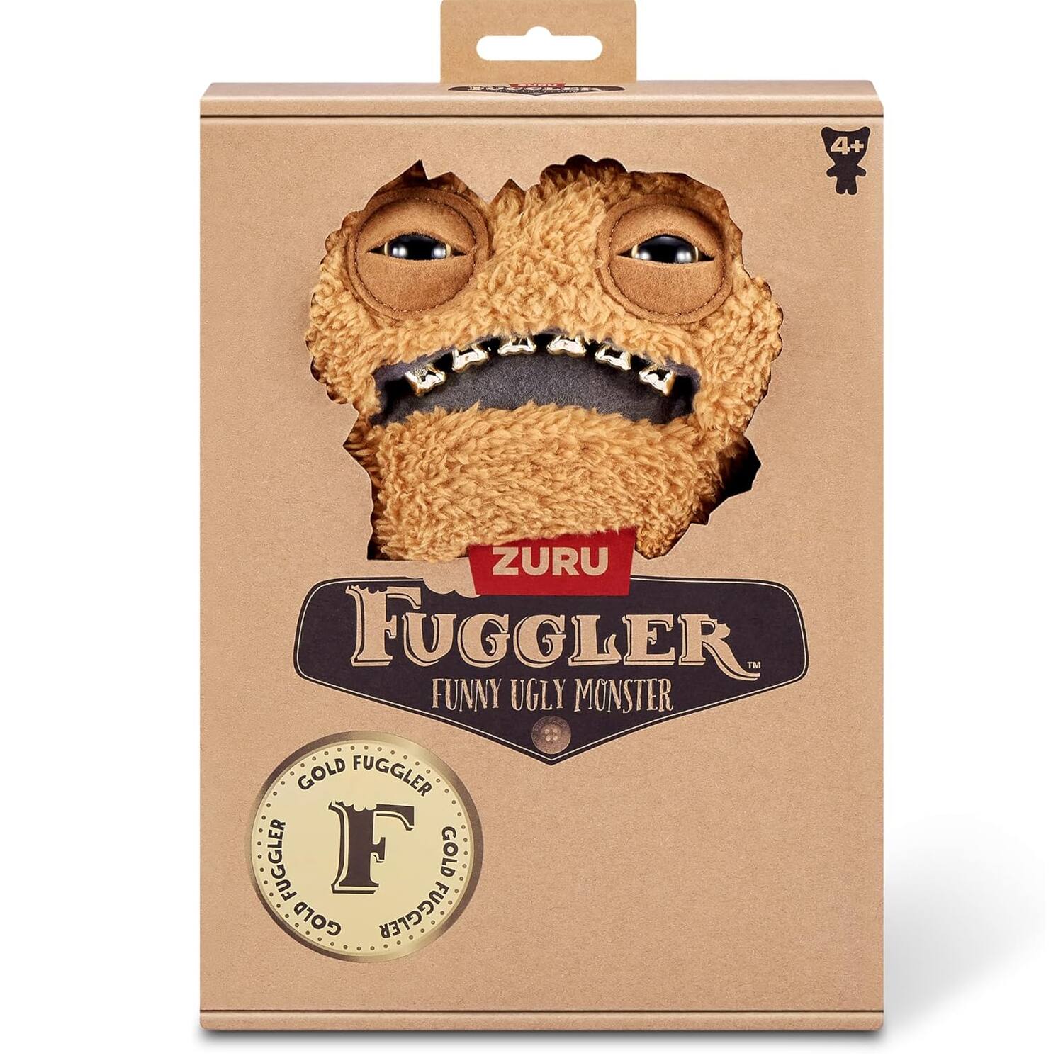 4+ ZURU FUGGLER™ FUNNY UGLY MONSTER GOLD FUGGLER