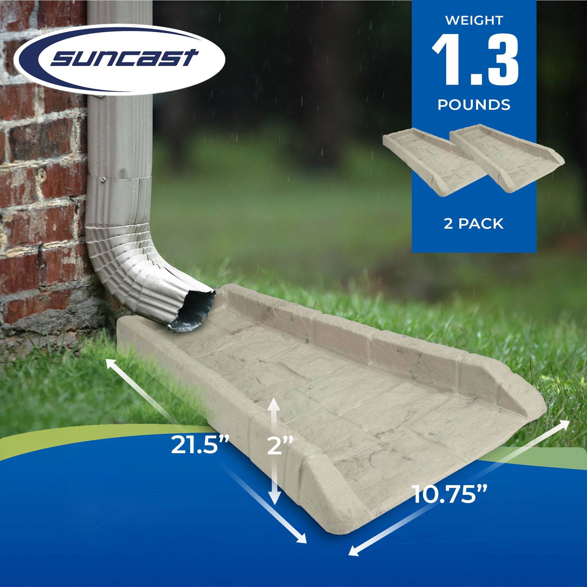 Suncast Weight 1.3 Pounds 2 Pack 21.5" 2" 10.75"