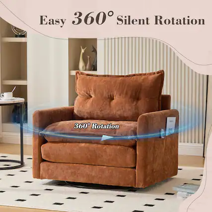 Easy 360° Silent Rotation
360° Rotation