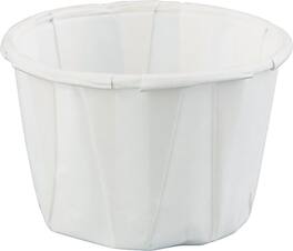 Solo - Paper Souffles 1 oz., 5000/Carton - White