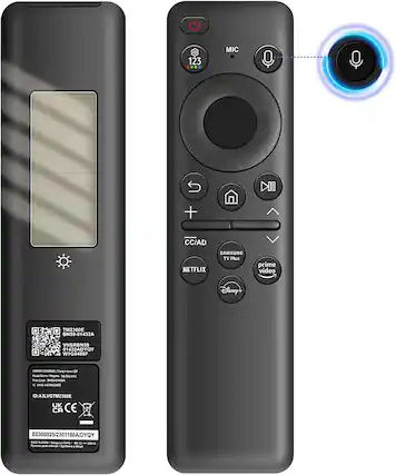 123 MIC + CC/AD NETFLIX SAMSUNG TV Plus prime video Disney+ TM2360E BN59-01432A VNSRBN59 01432ADYQY W1G0486F SMART CONTROL prnyu X Made Name A VO-TAE Far Code 5-01432 K -VTM ID:A3LVGTM2360E UK CA CE E0300025/2301160A/DYQY MA & CHMA inghd CHINE DC t - 200mA - Ktal i Amal