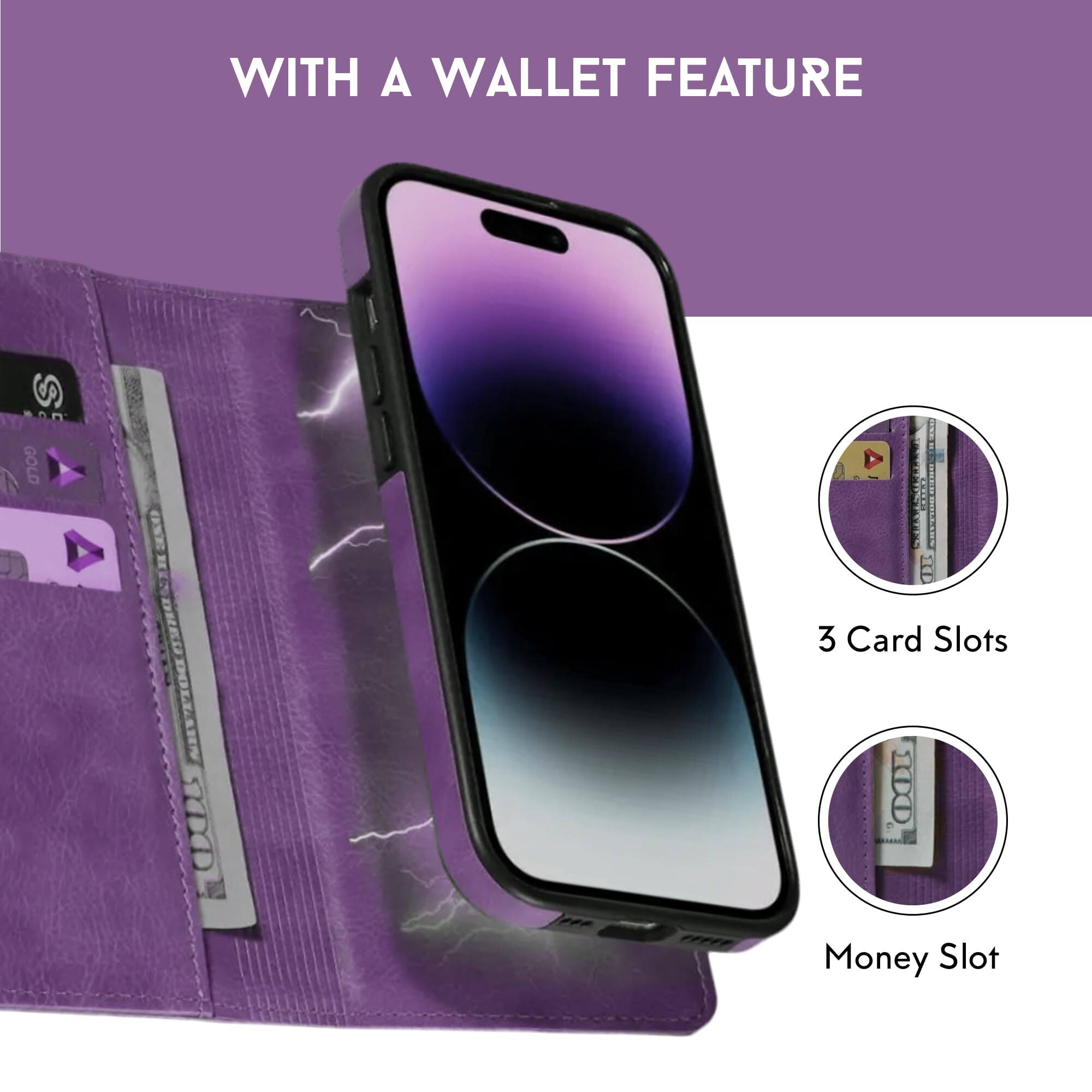 WITH A WALLET FEATURE
3 Card Slots
Money Slot