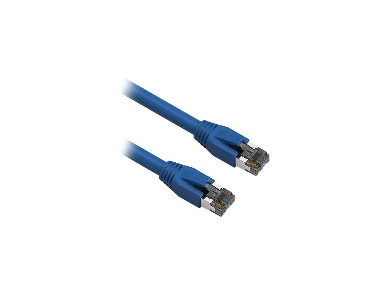 Nippon Labs - Cat8 RJ45 35FT 40Gbps 2000MHz S/FTP Ethernet Cable (Blue)