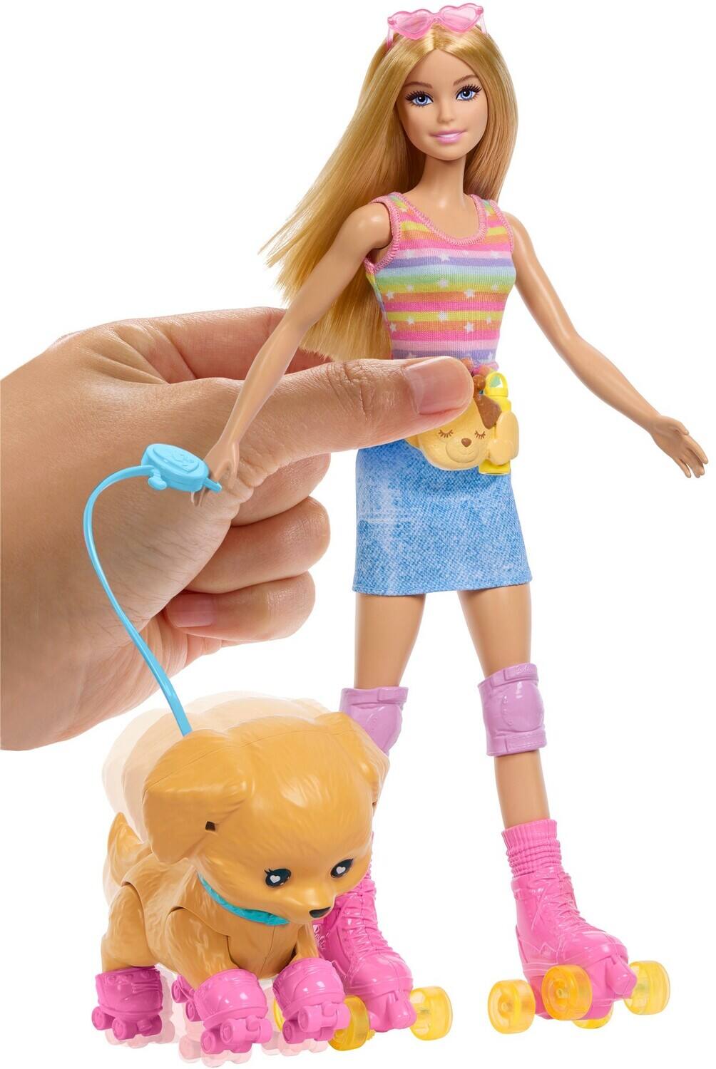 Alt View 1. Mattel - Barbie Pets Skate & Run Pup Blonde Doll with Puppy   - COLLECTIBLES - Multicolor.