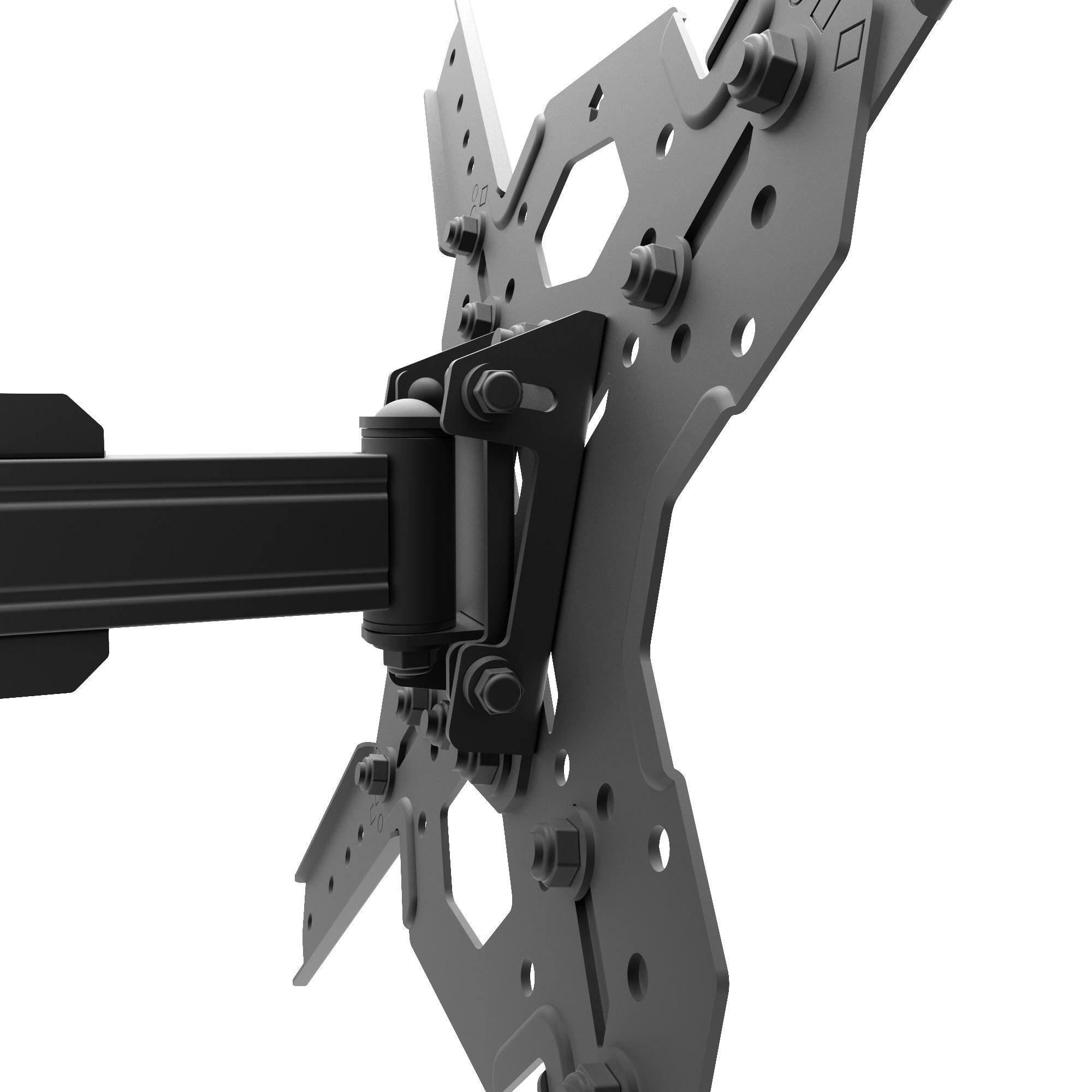 Alt View 2. Kanto - Full Motion Single Stu TV Wall Mount for 25" - 75" TVs - Black.