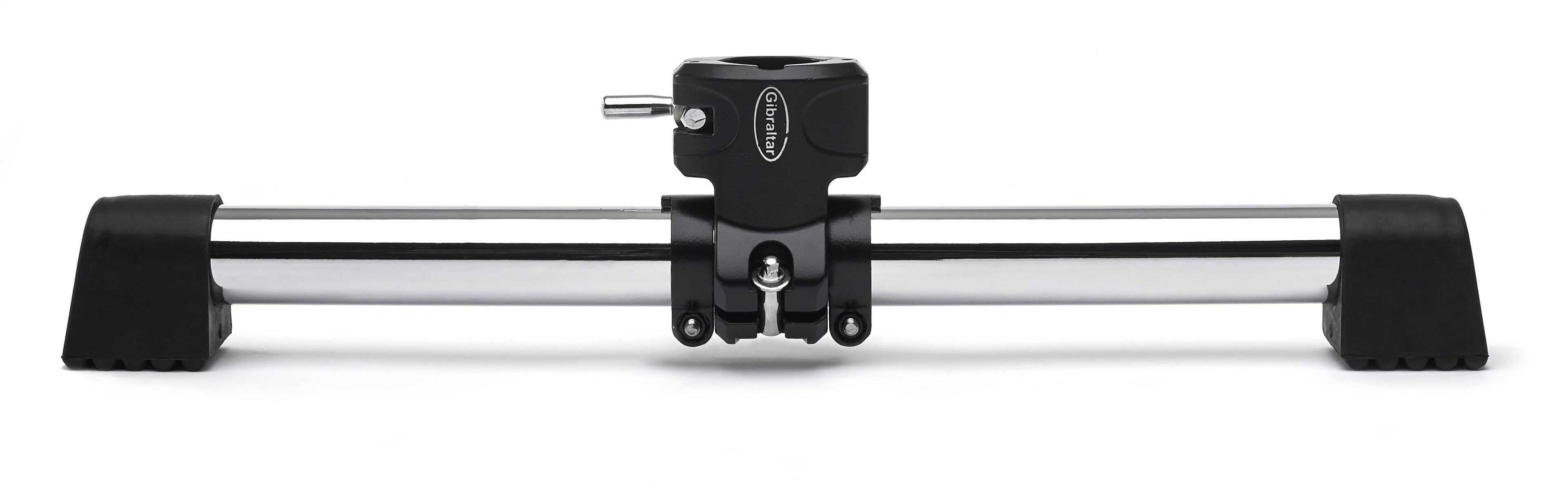 Front. Gibraltar Hardware - Road Series Quick Clamp Long T-Leg Assembly, Durable Rack Support Foundation, Easy Setup for Drum Racks.