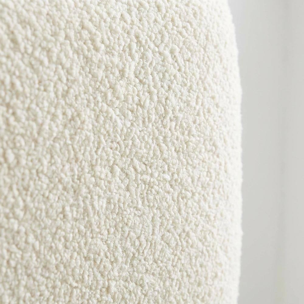 Back. FurniFact - Chenille Upholstered Queen Headboard Wall-Mounted, Soft Texture, Durable Design - Beige.